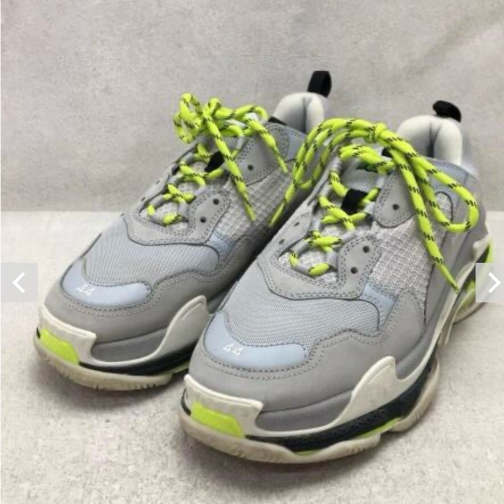 Balenciaga TRIPLE S/low cut sneakers/29cm/GRY/541621